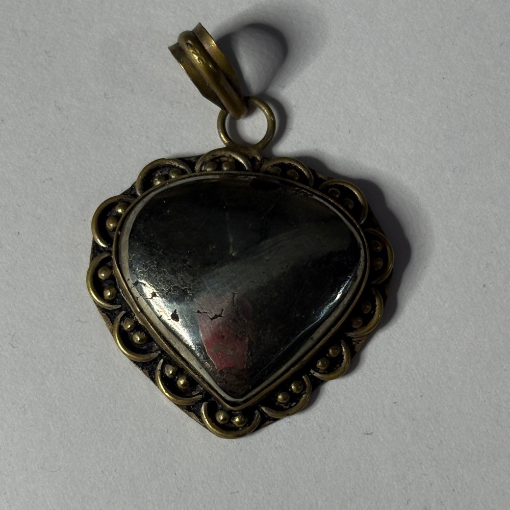 Pyrite Golden Pendant
